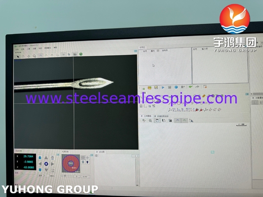 Tabung jarum suntik medis baja tahan karat ISO9626 TP304 TP316L 30G