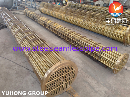 Tube Bundle C44300 C68700 dengan Tube Sheet