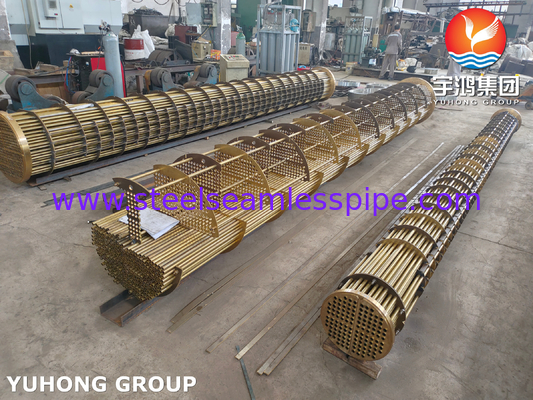 Tube Bundle C44300 C68700 dengan Tube Sheet
