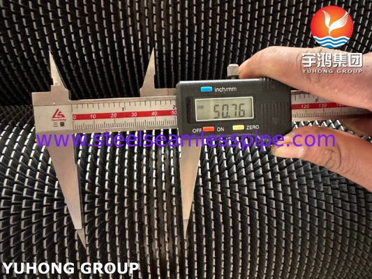 ASTM A335 P11 HFW Serrated Type Fined Tube Untuk HRSG Heat Recovery Steam System