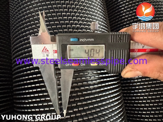 ASTM A335 P11 HFW Serrated Type Fined Tube Untuk HRSG Heat Recovery Steam System