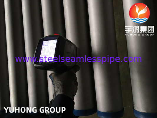 ASTM A312 / ASME SA312 TP347H Stainless Steel Seamless Pipe Untuk Boiler Industri Kimia