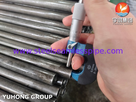 ASTM A179 / ASME SA179 tabung tanpa jahitan tabung ketel baja karbon untuk penukar panas, kondensor