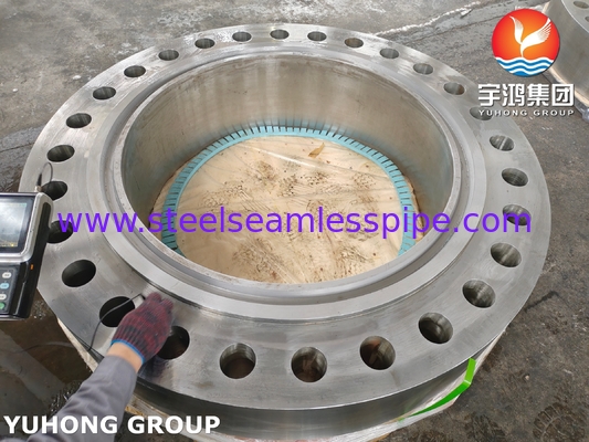 ASTM A105/ASME SA105 Flange leher las panjang baja karbon, B16.5 LWNRF Flange