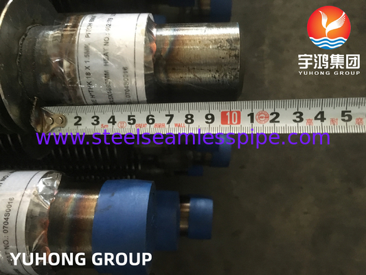 ASME SA213 tabung bergelombang las T12 HF tanpa jahitan untuk radiator