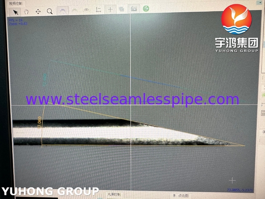 26G Baja tahan karat Back Cut Bevel Point Needle Tube Untuk Puncture Medis ISO9626 SUS304