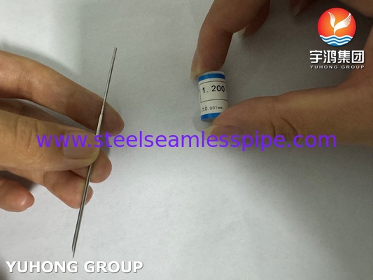 Tabung Jarum Medis SUS304 Lancet Ujung Miring ISO9626 ISO7864