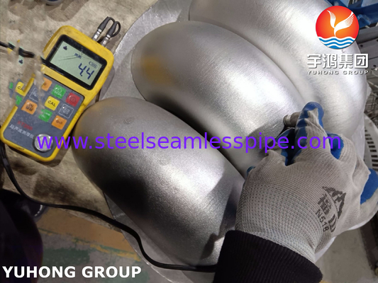 ASTM A403 WP321-S180 Deg Elbow untuk mengurangi penurunan tekanan sistem