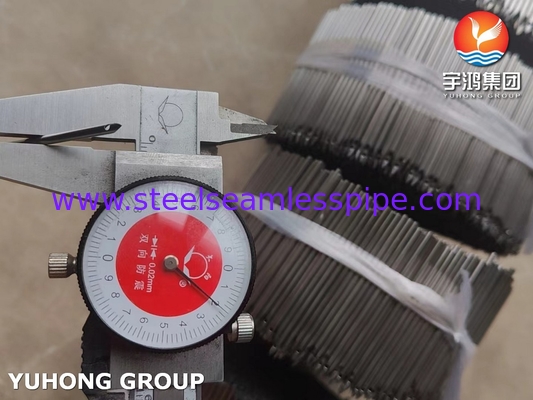 2.2MM SUS304 tabung jarum stainless steel untuk bordir dan menjahit ujung bevelled dengan lubang sisi