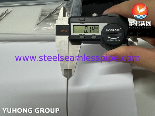 2.2MM SUS304 tabung jarum stainless steel untuk bordir dan menjahit ujung bevelled dengan lubang sisi