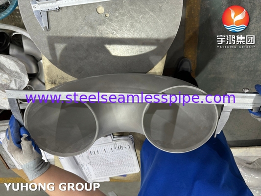 ASTM B366 UNS NO8810 180 KEMBALIAN 180 derajat Elbow Buttweld Fitting untuk Ethylene Cracking Furnace