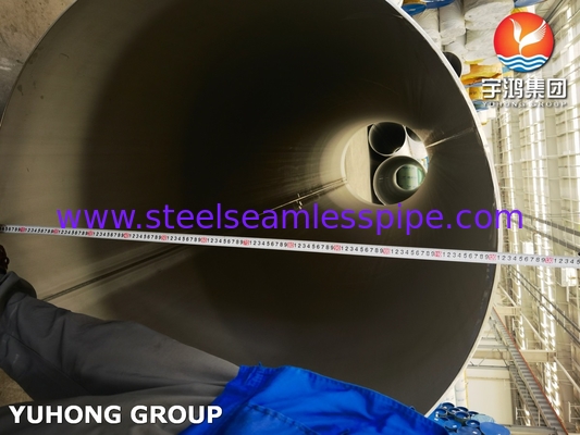 ASTM A358 / ASME SA358 TP316L Stainless Steel Welded Pipe Picu dan Annealed untuk Gas Minyak Kimia