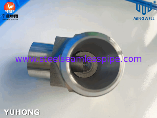 316L Baja tahan karat hidraulik Fitting 90° siku