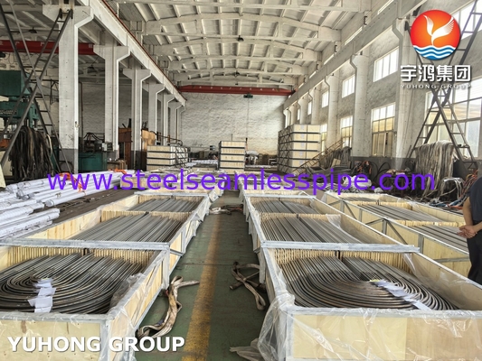Tabung penukar panas baja tahan karat ASME SA213 TP304L ASTM A262 Praktek E