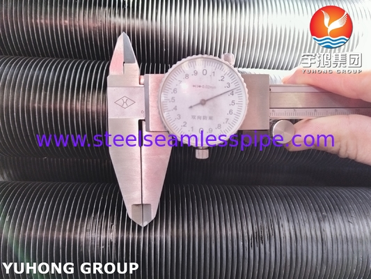 ASTM A213 T5 Tube Steel Alloy Seamless dengan Al1060 Fin Strip Fin Tube Untuk Air Cooler