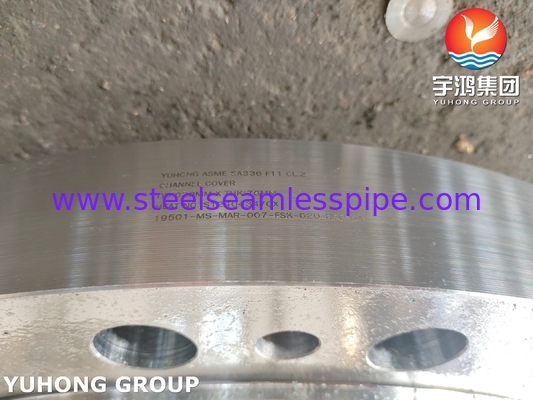 ASME SA336 F11 Cl2 Tutup Saluran Forging Besar untuk Reaktor Hidrogenasi Petrokimia