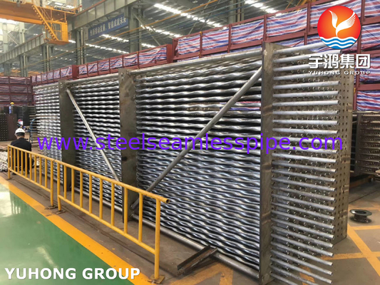 ASTM A312 TP310S tabung pipa stainless steel bergelombang untuk penukar panas