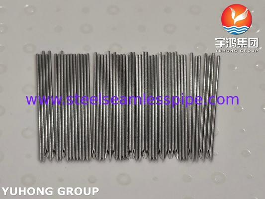 ISO9626 SUS304 21G Medical Stainless Steel Injeksi Jarum Venous Tube Triple Bevelled Point