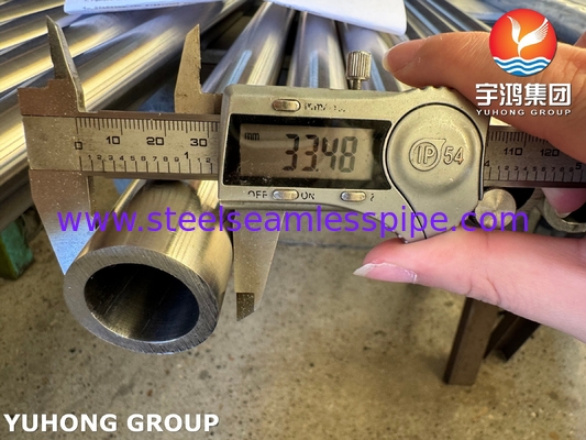 Pipa tanpa jahitan dari stainless steel berwarna cerah ASTM A312 A269 TP310S BA 1.4842