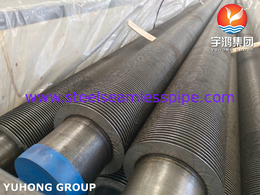 Tabung Fined High Frequency Welded ASTM A106 Gr B Untuk Boiler Pembangkit Listrik