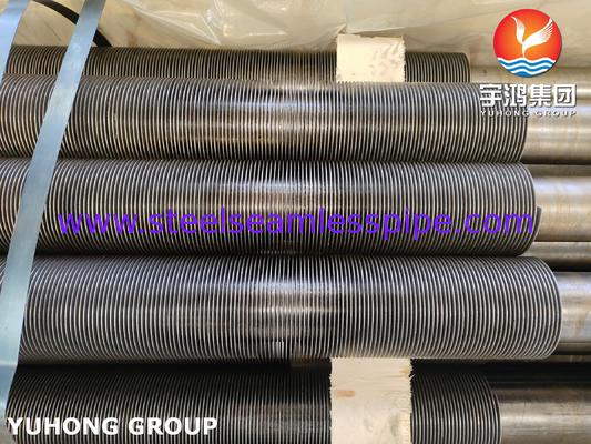Tabung Fined High Frequency Welded ASTM A106 Gr B Untuk Boiler Pembangkit Listrik