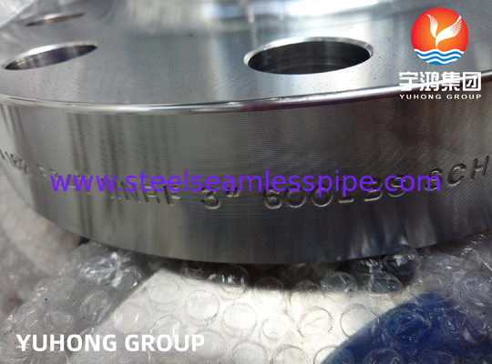 ASTM A182 F347 UNS NO34700 Flange Tembaga Baja Tidak Berlemak WT Sch10s Untuk XXS