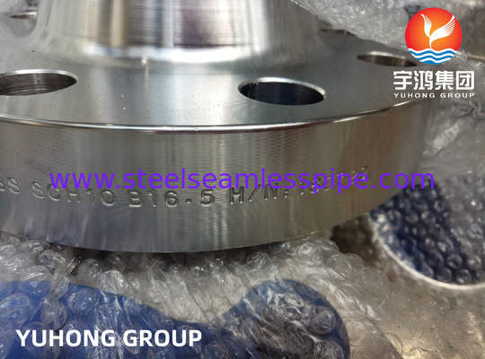 ASTM A182 ASME SA182 F347L Weld Neck RF Forged Flange Untuk Boiler Superkritis