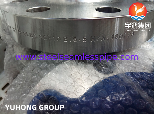 ASTM A182 ASME SA182 F347L Weld Neck RF Forged Flange Untuk Boiler Superkritis