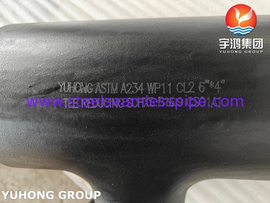 ASTM A234 WP11 CL2 Alloy Steel Reducing Tee ASME B16.9 Fittings Buttweld Pipe