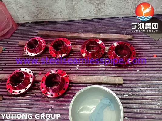 ASTM B564 N10276 Nikel Alloy Steel Forged Flange B16.5 untuk aplikasi suhu tinggi