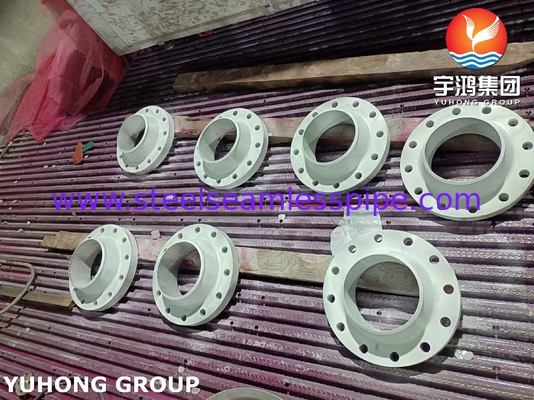 ASTM B564 N10276 Nikel Alloy Steel Forged Flange B16.5 untuk aplikasi suhu tinggi