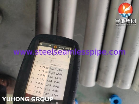 ASTM A312 TP321 Stainless Steel Seamless Pipe Pickled dan Annealed Untuk Industri Minyak Gas Dan Industri Kimia