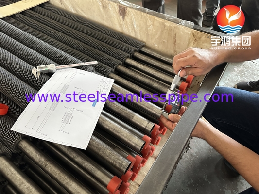 ASME SA213 T22 Pembuatan tabung serat HFW dari baja paduan untuk proyek kilang