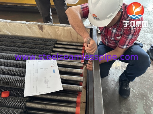 ASME SA213 T22 Pembuatan tabung serat HFW dari baja paduan untuk proyek kilang