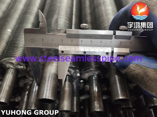 ASTM A179 G-Type Embedded Fin Tube Aluminium 1010 untuk Gas-to-Gas dan Gas-to-Liquid
