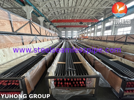 ASTM A213 T11 Tube Steel Alloy Seamless HFW Serrated Fin Tube Untuk Minyak Dan Rafineri