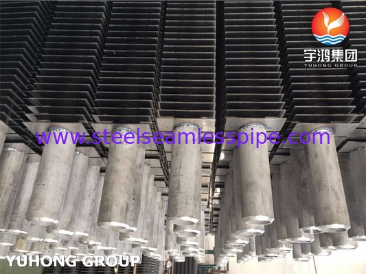 Panas penukar stainless steel H berbentuk tabung sirip A312 TP304L TP316L