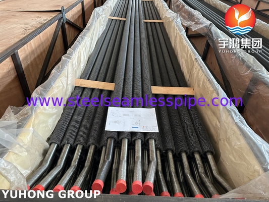Tabung Pengelasan Frekuensi Tinggi Serrated Fin Tube ASTM A213 T11 Untuk Tungku Dan Pemanas