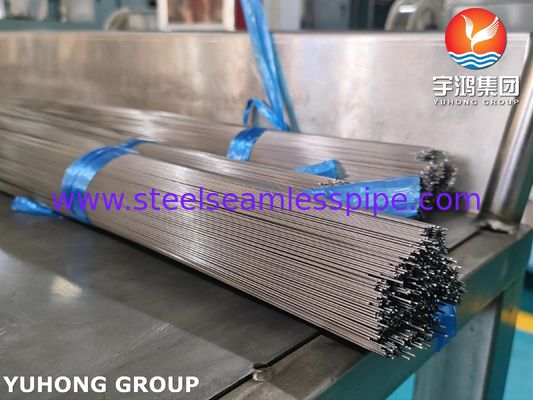 ISO9626 SS304 Stainless Steel Medical Capillary Tube yang dilas