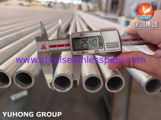 Pipa Mulus Baja Tahan Karat ASME SA213 TP304 S30400 Untuk Boiler