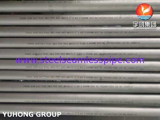 ASTM A312 TP321 Stainless Steel Seamless Pipe - Bright Annealed, untuk Industri Minyak & Gas