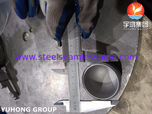 Fitting Tutup Baja Tahan Karat ASTM A815 UNS S32750 untuk Tekanan Tinggi