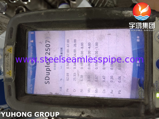 Fitting Tutup Baja Tahan Karat ASTM A815 UNS S32750 untuk Tekanan Tinggi