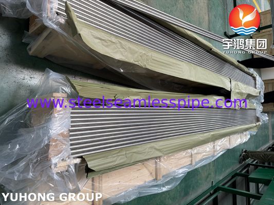 ASME SB111 UNS C71500 Tabung Nikel Tembaga CuNi 70/30 Tabung Kondensator Tanpa Jahitan