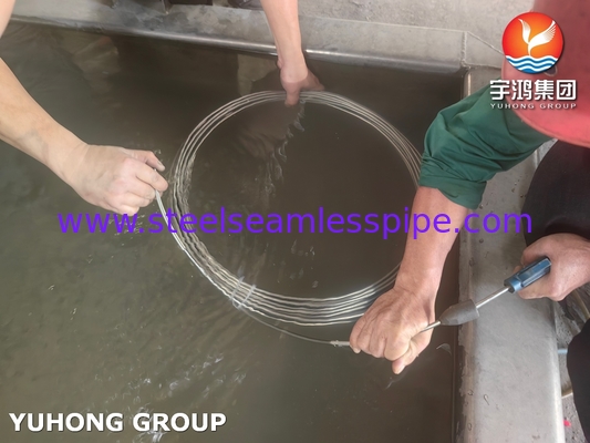 ASTM A269 TP316L Austenitic Stainless Steel Coil Tubing Untuk Layanan Umum