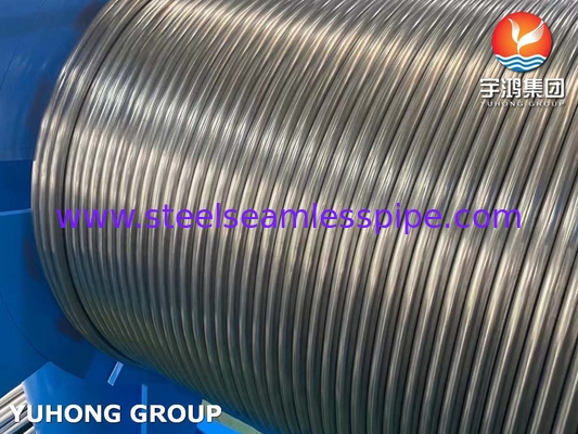 ASTM A269 TP316L Austenitic Stainless Steel Coil Tubing Untuk Layanan Umum