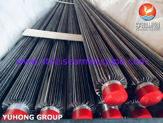 ASTM A213 TP316L Longitudinal Weding Fin Tube Untuk Oil Coolers Refrigeration Systems