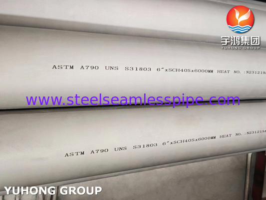 ASTM A790 / ASME SA790 S31803 pipa stainless steel dupleks