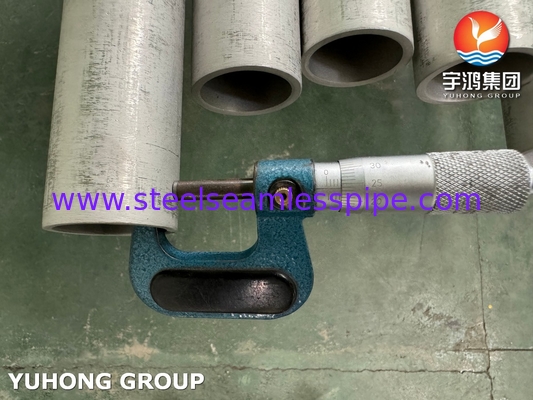ASME SB407 UNS N08811 Tabung Mulus Paduan Nikel Besi Kromium untuk Pipa Industri Suhu Tinggi