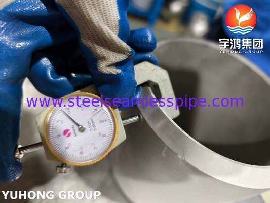 ASTM A403 WP321H Pengecil Konsentris Baja Rinsing ASME B16.9 Fitting Buttweld